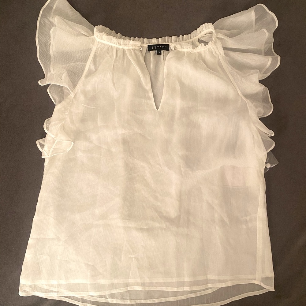 Delicate, breezy, white blouse